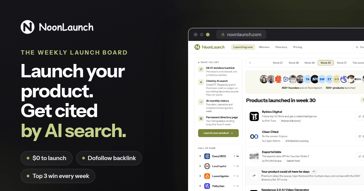 Noonlaunch screenshot 1