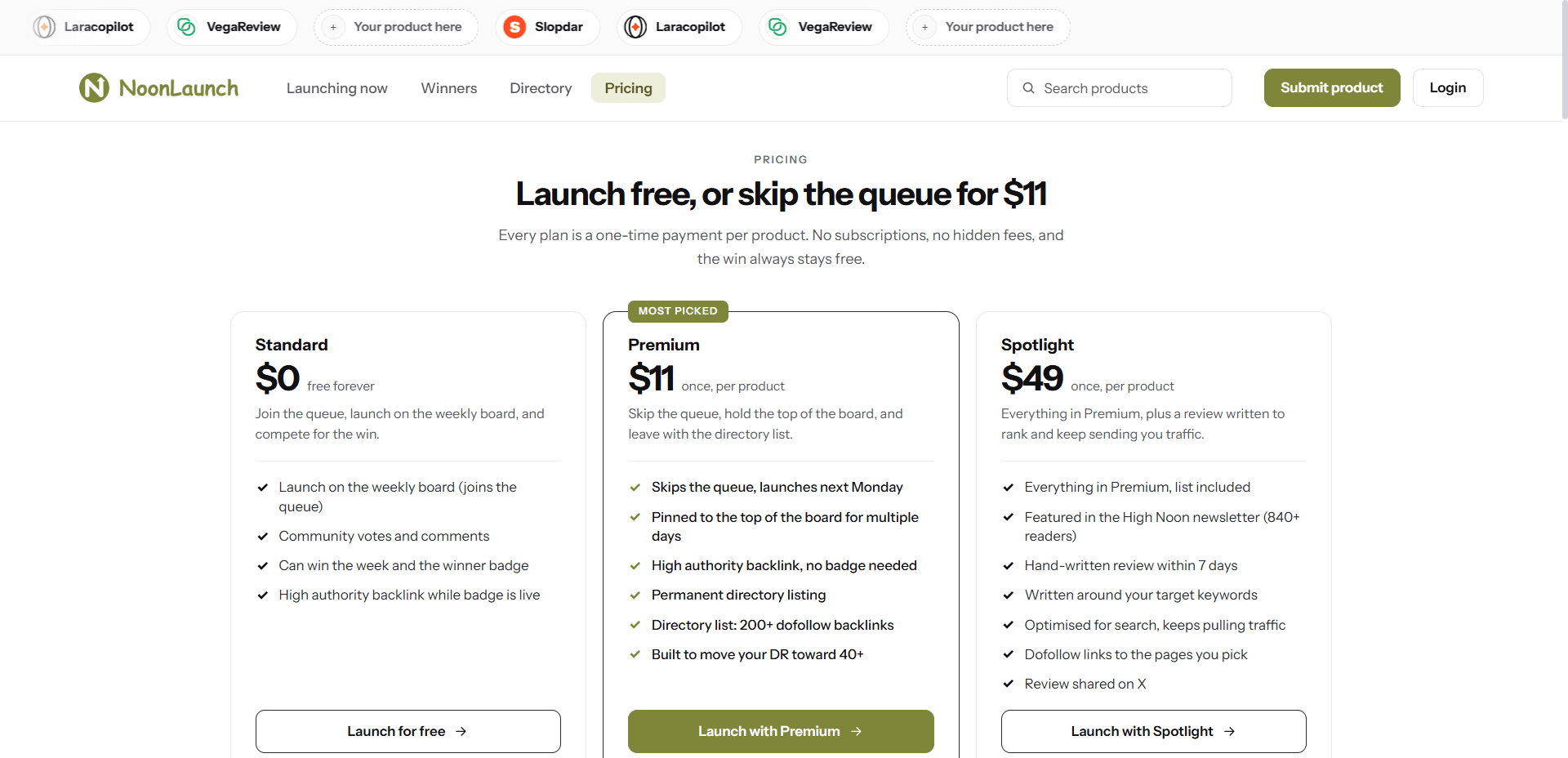 Noonlaunch screenshot 2