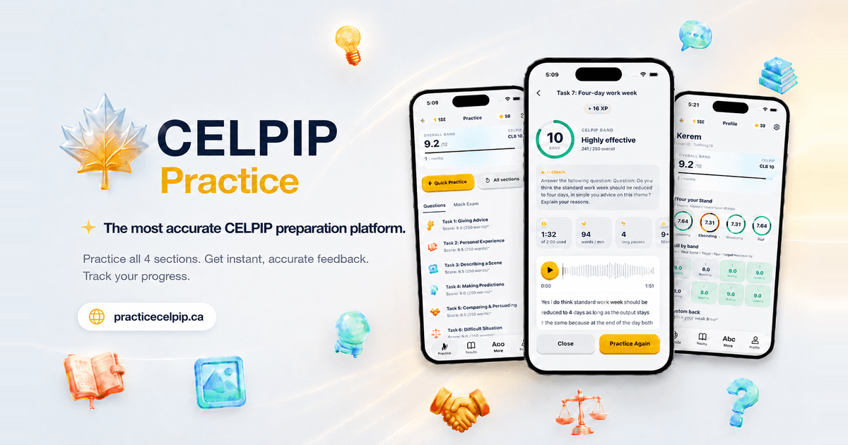 CELPIP Practice screenshot 1