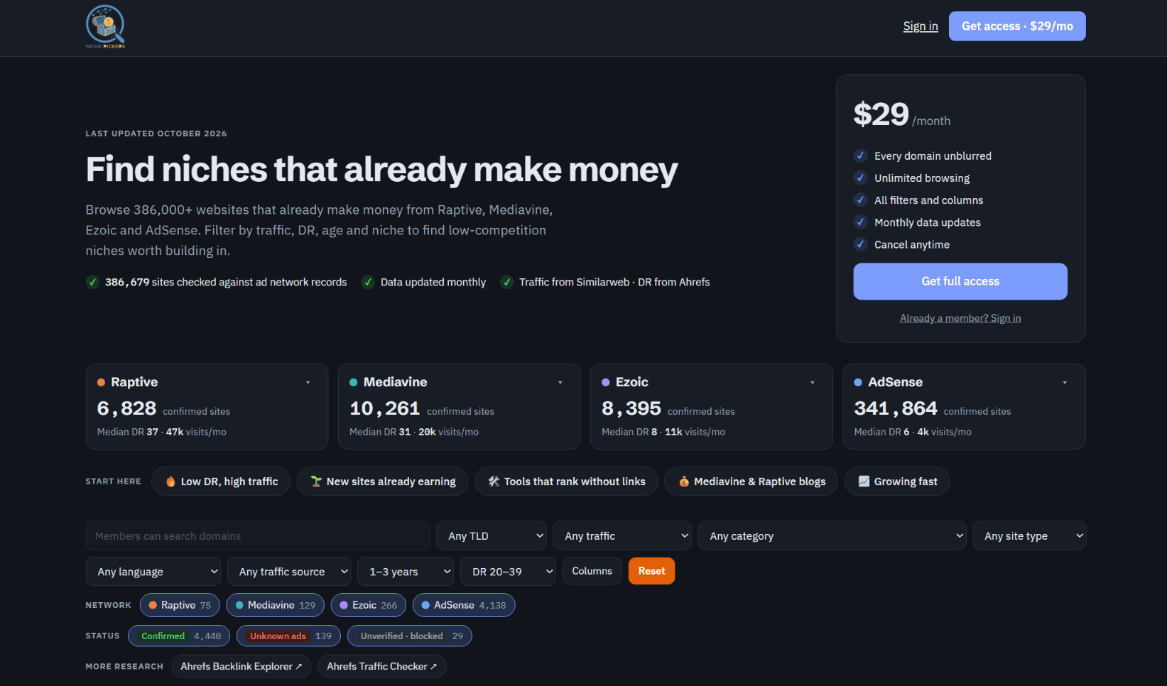 Niche Pickers screenshot 2